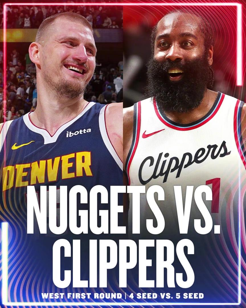 帶隊(duì)的神！哈登率快船鎖定西部第5，生涯從未缺席過季后賽！